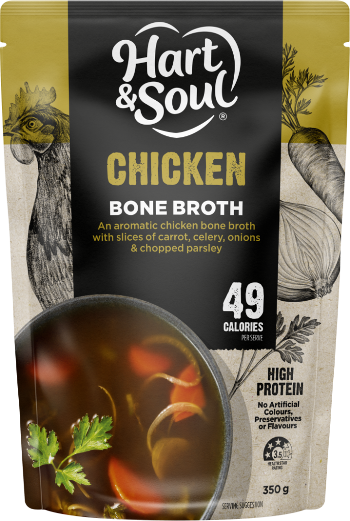 Chicken Bone Broth Soup Hart & Soul