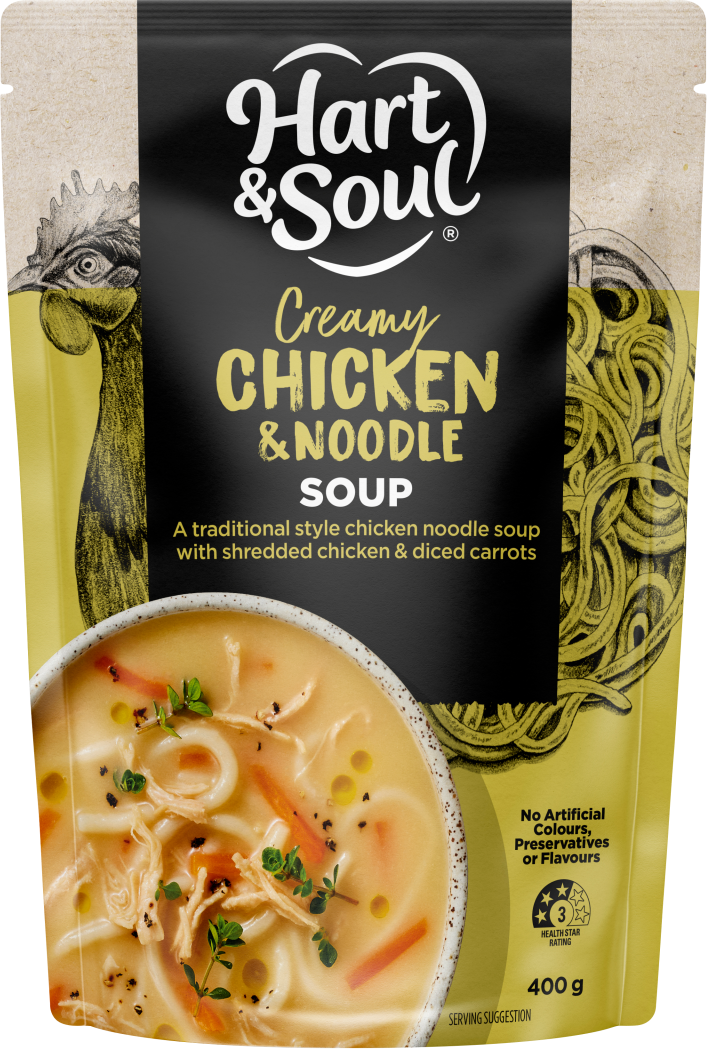 Creamy Chicken & Noodle Soup – Hart & Soul